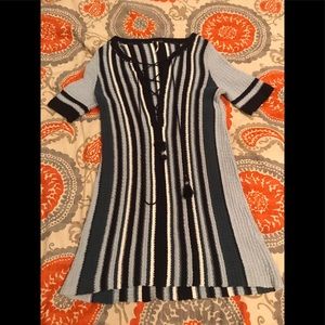 🌸Free People 🌸 blue striped dress